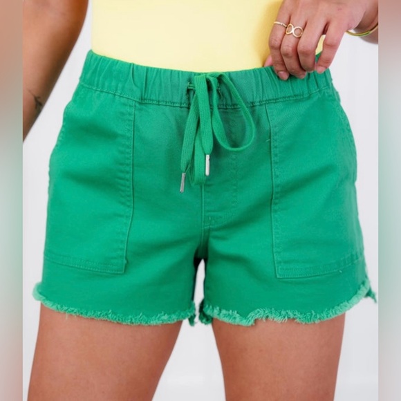 YMI Pants - Green Drawstring Short